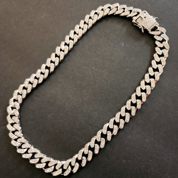 Other - Diamond Encrusted Cuban Link Chain